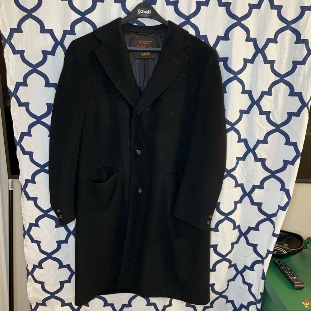 Raleigh’s 100% Cashmere super soft trench coat unisex Size 44 inch chest XL/1X